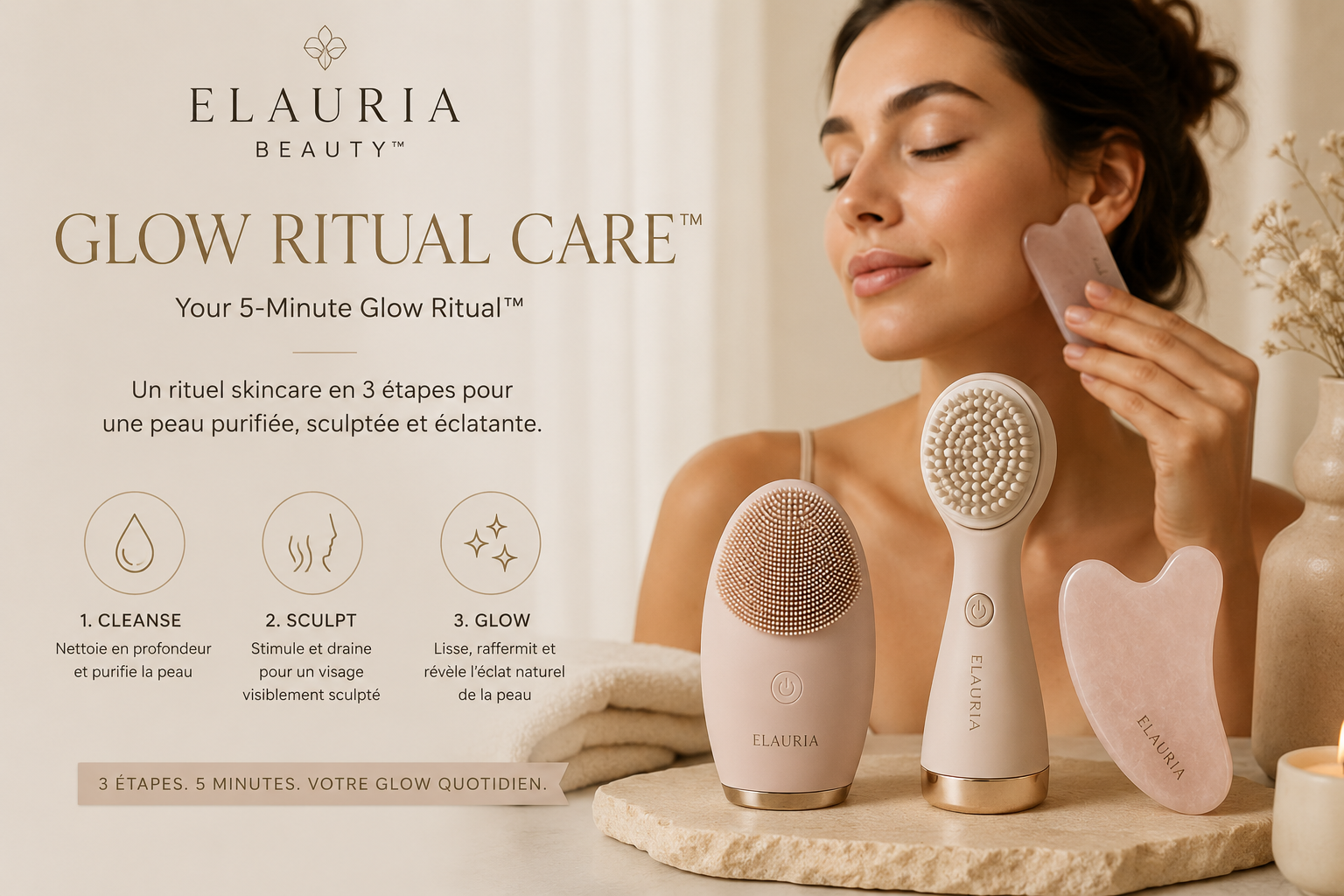 Comment créer un véritable rituel de soin pour une peau éclatante (Guide Elauria Beauty)