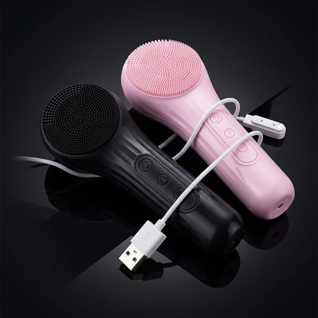Elauria Beauty™ Étape Cleanse du Rituel Glow – Facial Cleansing Brush Sonique