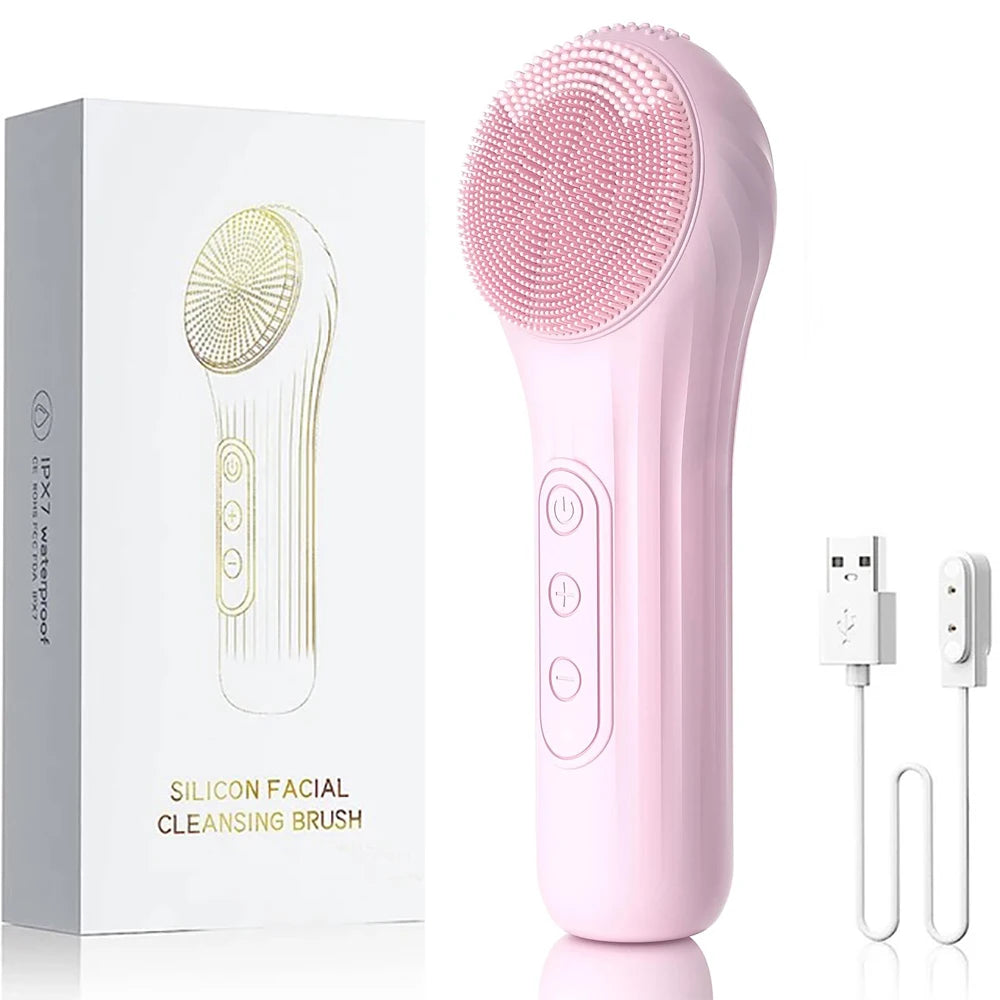 Elauria Beauty™ Étape Cleanse du Rituel Glow – Facial Cleansing Brush Sonique
