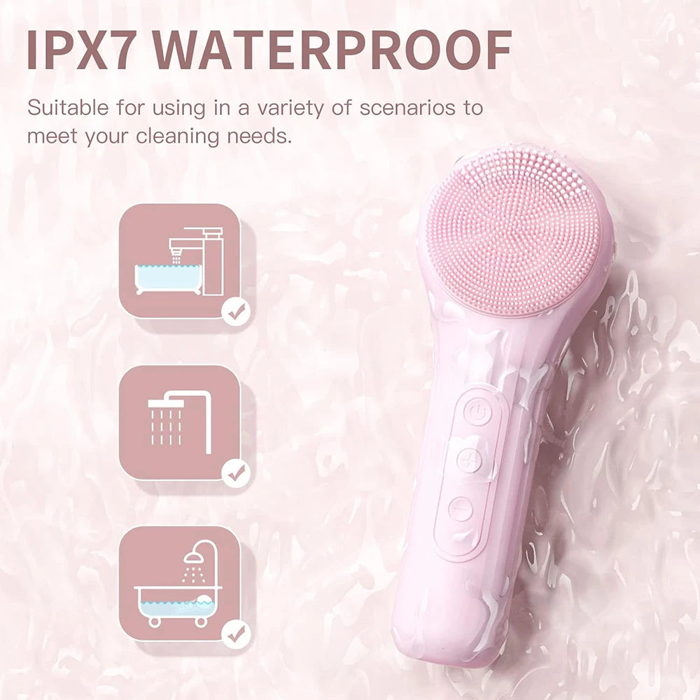 Elauria Beauty™ Étape Cleanse du Rituel Glow – Facial Cleansing Brush Sonique