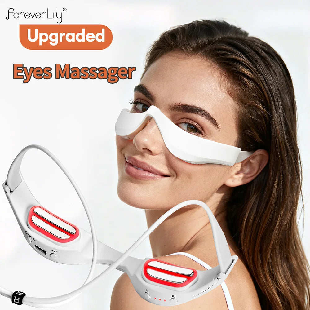 LED & EMS Eye Massager for Dark Circles & Puffiness